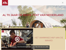Tablet Screenshot of dewaardtenten.nl